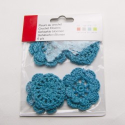 Crochet Flower Fucsia