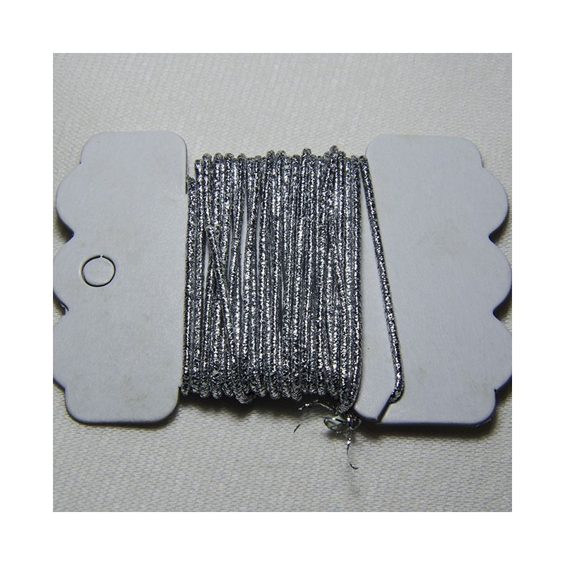 Cordoncino elastico Argento 1mm