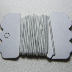 Cordoncino elastico Bianco 1mm