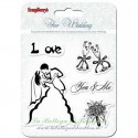 Set Clear Stamp "Wedding You&Me" 10.5x10.5