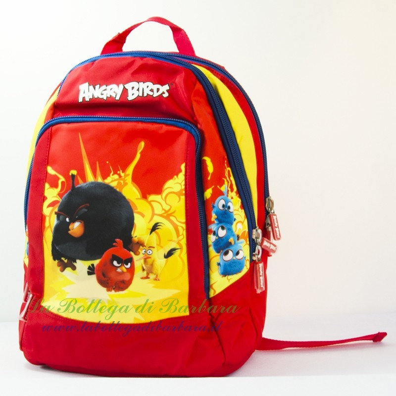 Zaino ovetto Angry Birds Rosso