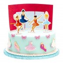5 Pick Ballerina per decorazione torte
