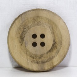 Bottone in legno D24Cm