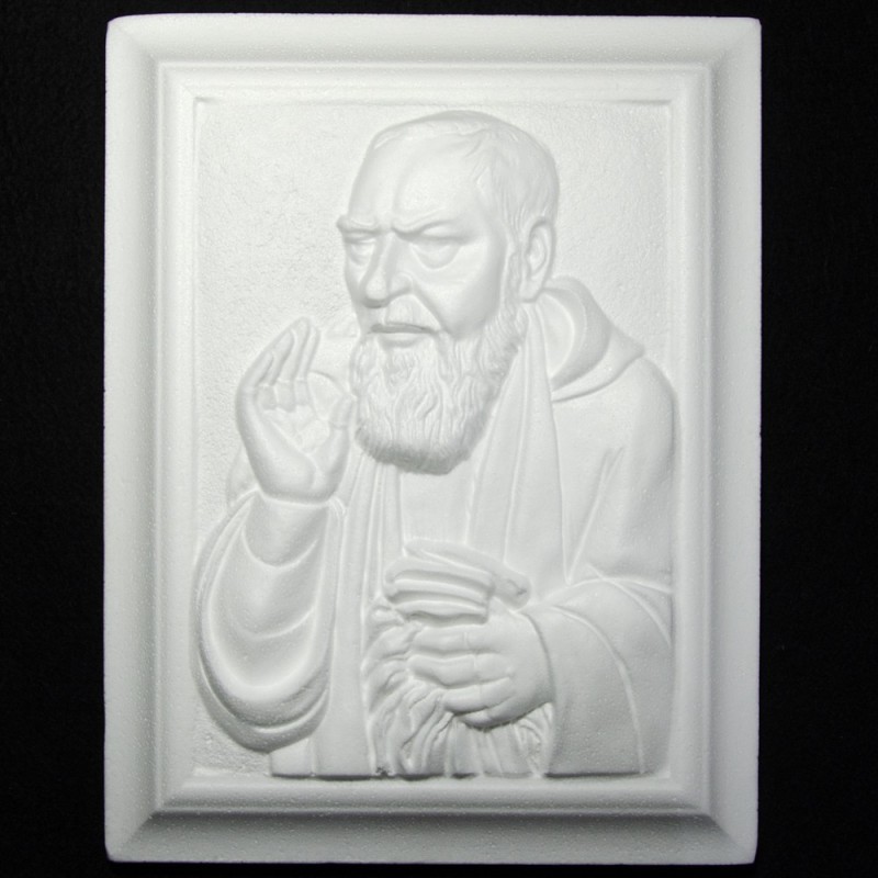 Quadro Padre Pio di polistirolo