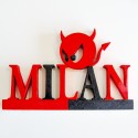 Scritta "Milan"