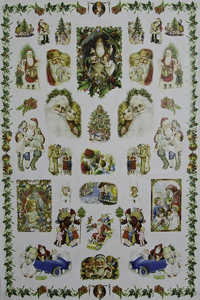 Decoupage Natale.Carta Decoupage Celina Soggetto Natalizio